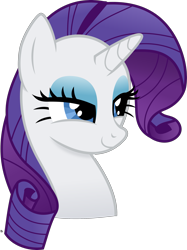 Size: 1923x2571 | Tagged: safe, artist:anime-equestria, rarity, pony, unicorn, g4, cute, darling, eyeshadow, female, horn, makeup, mare, raribetes, she knows, simple background, smiling, solo, transparent background, vector