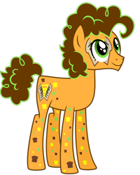 Size: 3998x5004 | Tagged: safe, artist:osipush, edit, editor:php178, cheese sandwich, earth pony, pony, g4, alternative cutie mark placement, commission, cutie mark magic, facial cutie mark, looking up, male, simple background, smiling, stallion, transparent background, vector