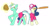 Size: 1280x666 | Tagged: safe, artist:pokeshadow, bon bon, lyra heartstrings, sweetie drops, earth pony, pony, unicorn, g4, baseball, baseball bat, baseball cap, baseball glove, cap, clothes, costume, glowing horn, halloween, halloween costume, hat, holiday, horn, magic, mouth hold, nightmare night, nightmare night costume, no pupils, simple background, skirt, sports, telekinesis, watermark, white background