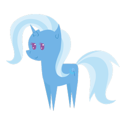 Size: 698x698 | Tagged: safe, artist:thebenalpha, trixie, pony, unicorn, g4, pointy ponies, simple background, solo, transparent background