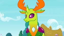 Size: 1280x720 | Tagged: safe, screencap, thorax, changedling, changeling, g4, triple threat, king thorax, male, solo