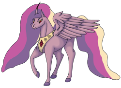 Size: 1000x724 | Tagged: safe, artist:cosmic-entropy, princess cadance, alicorn, pony, g4, colored horn, corrupted, corrupted cadance, curved horn, dark magic, darkened coat, darkened hair, eyeshadow, female, horn, magic, makeup, mare, peytral, possessed, red eyes, simple background, slit pupils, solo, sombra horn, spread wings, transparent background, unshorn fetlocks, wavy hair, wings