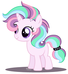 Size: 1302x1413 | Tagged: safe, artist:strawberry-spritz, oc, oc only, pony, unicorn, female, filly, magical lesbian spawn, offspring, parent:lilymoon, parent:sweetie belle, parents:sweetiemoon, simple background, solo, transparent background