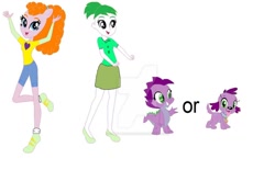 Size: 1024x722 | Tagged: safe, artist:sweetheart1012, pinkie pie, spike, oc, oc only, dog, dragon, human, equestria girls, g4, 1000 hours in ms paint, crossover, crossover ship offspring, crossover shipping, deviantart watermark, female, interspecies offspring, jennyboy, littlest pet shop, male, my life as a teenage robot, obtrusive watermark, offspring, parent:jenny wakeman, parent:larryboy, parent:pinkie pie, parent:spike, parent:wander, parent:zoe trent, parents:jennyboy, parents:pinker, parents:zoespike, pinker, shipping, simple background, straight, veggietales, wander (wander over yonder), wander over yonder, watermark, white background, zoe trent, zoespike