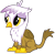 Size: 2041x1994 | Tagged: safe, artist:sketchmcreations, gilda, griffon, g4, my little pony: friendship is magic, the lost treasure of griffonstone, chickub, female, li'l gilda, nervous, simple background, sitting, solo, transparent background, vector, younger