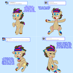 Size: 1802x1802 | Tagged: safe, artist:hey-doc, oc, oc only, oc:neosurgeon, pony, lovestruck derpy, hologram, solo