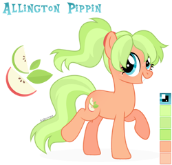 Size: 1024x980 | Tagged: safe, artist:kabuvee, oc, oc only, oc:allington pippin, earth pony, pony, female, mare, simple background, solo, transparent background