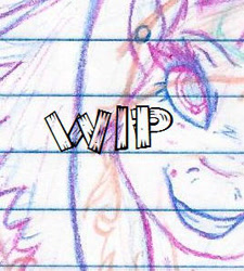 Size: 268x298 | Tagged: safe, artist:twin-fan, oc, oc only, pony, bust, ear piercing, female, grin, lineart, lined paper, mare, piercing, smiling, solo, traditional art, wip