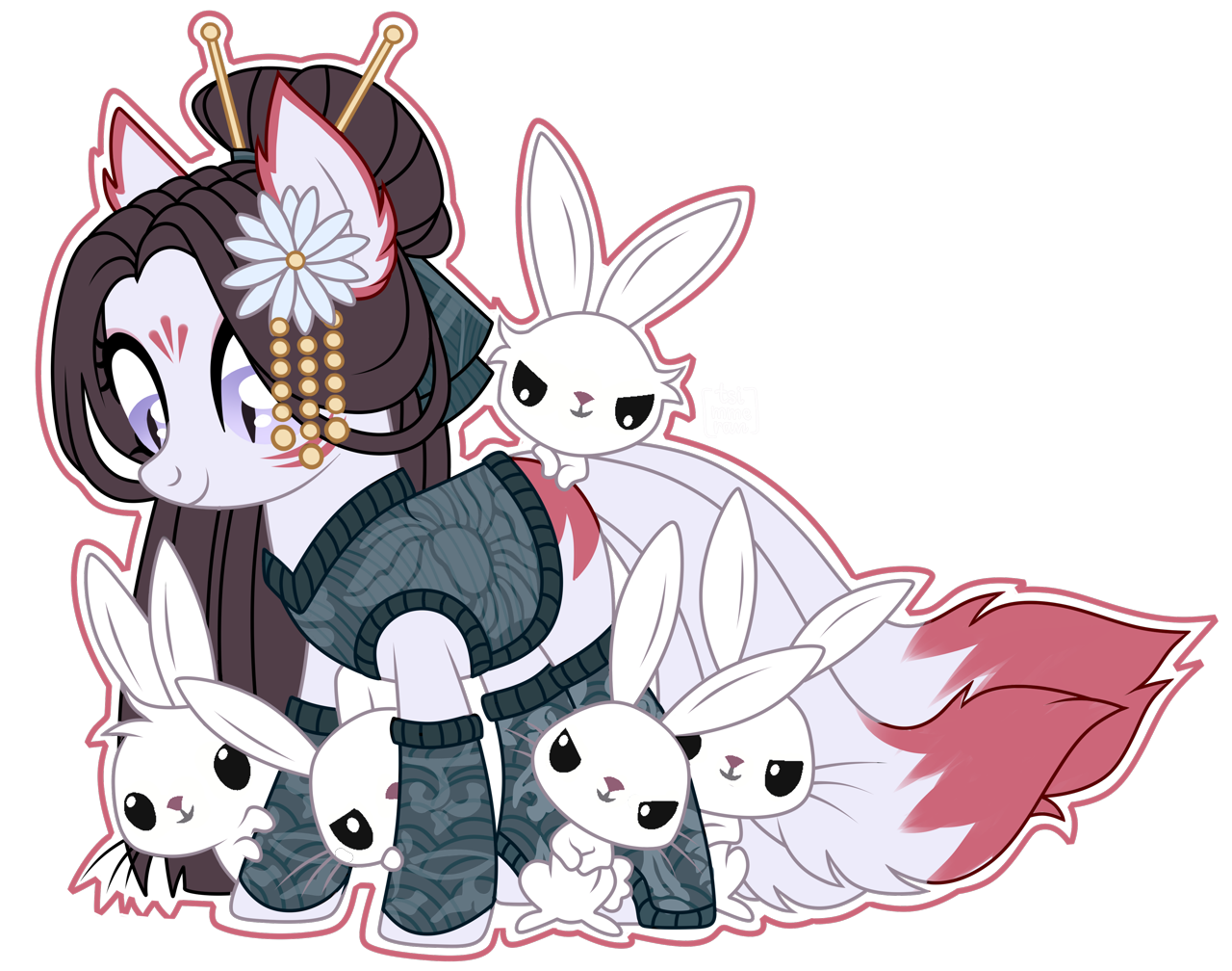 #2480710 - safe, artist:elberas, oc, oc only, oc:yuki cheri, earth pony ...