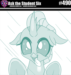 Size: 800x843 | Tagged: safe, artist:sintakhra, ocellus, changedling, changeling, tumblr:studentsix, adorable face, against glass, big eyes, bugs doing bug things, cuddly, cute, cuteling, cuteness overload, daaaaaaaaaaaw, diaocelles, female, glass, hnnng, licking, solo, tongue out, underhoof, weapons-grade cute, window licking