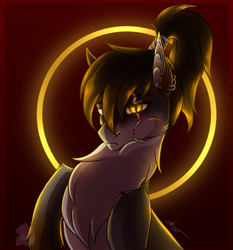 Size: 2792x3000 | Tagged: safe, artist:littlepudel, earth pony, original species, pony, high res, solo