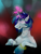 Size: 1500x2000 | Tagged: safe, artist:rrrover, dj pon-3, vinyl scratch, pony, unicorn, g4, bracelet, bust, female, glowing horn, glowstick, hoof fluff, horn, jewelry, mare, solo