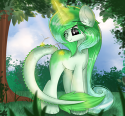 Size: 4391x4092 | Tagged: safe, artist:janelearts, oc, oc only, dracony, dragon, hybrid, pony, absurd resolution, commission, female, magic, needle, solo