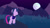 Size: 8000x4500 | Tagged: safe, artist:elfiqa, twilight sparkle, pony, unicorn, g4, absurd resolution, female, full moon, hooves, horn, lineless, mare, mare in the moon, minimalist, modern art, moon, night, night sky, no eyes, sky, solo, stars, wallpaper