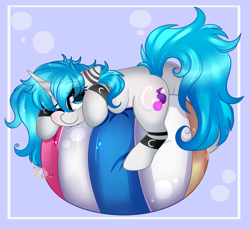 Size: 2800x2570 | Tagged: safe, artist:2pandita, oc, oc only, pony, unicorn, beach ball, female, high res, mare, solo