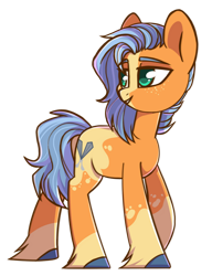 Size: 1280x1663 | Tagged: safe, artist:cloud-fly, oc, oc only, oc:sparkling sun, earth pony, pony, female, mare, simple background, solo, transparent background