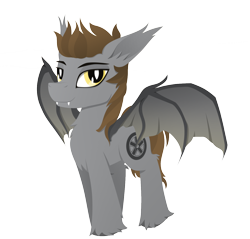 Size: 1424x1364 | Tagged: safe, artist:andaluce, oc, oc only, oc:devin, bat pony, pony, 2021 community collab, derpibooru community collaboration, male, simple background, solo, spread wings, transparent background, wings