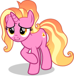 Size: 5468x5643 | Tagged: safe, artist:starcollider, luster dawn, pony, unicorn, g4, the last problem, .svg available, cute, female, luster dawww, lusterbetes, mare, show accurate, simple background, solo, svg, transparent background, vector