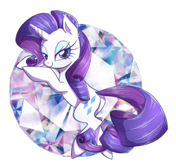 Size: 1568x1494 | Tagged: safe, artist:nessakav, part of a set, rarity, pony, unicorn, g4, butt, ear fluff, female, gem, lidded eyes, looking at you, mare, plot, simple background, solo, transparent background