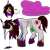 Size: 2048x2048 | Tagged: safe, artist:artmama113, oc, oc only, oc:star beam, pony, unicorn, bandage, bust, female, high res, horn, mare, plague doctor mask, reference sheet, simple background, transparent background, unicorn oc