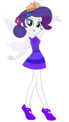 Size: 333x584 | Tagged: safe, artist:cookiechans2, artist:selenaede, artist:user15432, rarity, fairy, human, equestria girls, g4, ballerina, ballet, ballet slippers, base used, braided ponytail, clothes, crown, dress, fairy princess, fairy wings, fairyized, flower, flower in hair, jewelry, leggings, ponytail, princess rarity, purple dress, purple shoes, raririna, regalia, shoes, simple background, slippers, solo, sparkly wings, sugar plum fairy, sugarplum fairy, transparent background, tutu, wings