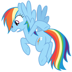 Size: 7000x7000 | Tagged: safe, artist:tardifice, rainbow dash, pegasus, pony, daring done?, g4, absurd resolution, butt, female, flying, mare, plot, pointing, rainbutt dash, simple background, solo, transparent background, vector