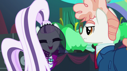 Size: 1920x1080 | Tagged: safe, screencap, coloratura, svengallop, earth pony, pony, g4, the mane attraction, countess coloratura, female, male, mare, stallion