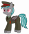 Size: 3016x3588 | Tagged: safe, artist:rainbowšpekgs, oc, oc only, oc:malachite cluster, bat pony, pony, 2021 community collab, derpibooru community collaboration, annoyed, bat pony oc, bat wings, cap, clothes, czechoslovakia, hat, high res, necktie, police, police uniform, simple background, solo, standing, transparent background, unamused, uniform, wings