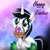 Size: 1080x1080 | Tagged: safe, artist:rxndxm.artist, oc, oc only, oc:shooting star, pony, unicorn, abstract background, eyelashes, female, happy easter, horn, mare, mouth hold, slowpoke, smiling, solo, to saddlebags and back again, unicorn oc