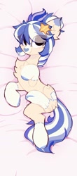 Size: 627x1425 | Tagged: safe, artist:php146, oc, oc only, pony, body pillow, chest fluff, coat markings, female, mare, socks (coat markings), solo