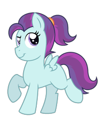 Size: 1013x1189 | Tagged: safe, artist:strawberry-spritz, oc, oc only, pegasus, pony, female, filly, magical lesbian spawn, offspring, parent:petunia paleo, parent:scootaloo, simple background, solo, transparent background