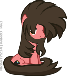 Size: 3658x4139 | Tagged: safe, artist:ace play, oc, oc only, oc:ace play, earth pony, pony, big hair, big tail, facial hair, goatee, high res, huge mane, looking at you, male, simple background, sitting, solo, stallion, transparent background, unamused, vector