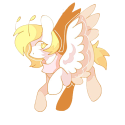 Size: 768x768 | Tagged: artist needed, safe, oc, oc only, oc:neo, pegasus, pony, 2021 community collab, derpibooru community collaboration, female, mare, simple background, solo, transparent background