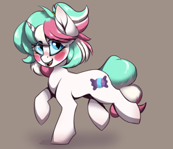 Size: 3112x2675 | Tagged: safe, artist:luxsimx, oc, oc only, oc:cottonsweets, pony, unicorn, fangs, high res, solo