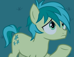 Size: 989x768 | Tagged: safe, screencap, sandbar, earth pony, pony, g4, school raze, cropped, male, raised hoof, solo