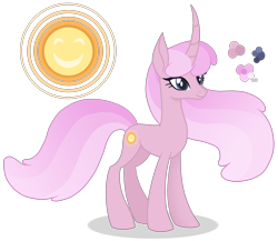 Size: 2300x2000 | Tagged: safe, artist:magicuniclaws, oc, oc only, pony, unicorn, curved horn, female, high res, horn, magical lesbian spawn, mare, offspring, parent:cheerilee, parent:princess celestia, simple background, solo, transparent background