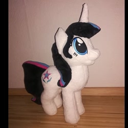 Size: 761x762 | Tagged: safe, artist:rxndxm.artist, oc, oc only, oc:shooting star, pony, unicorn, female, irl, mare, photo, plushie, solo