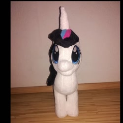 Size: 776x776 | Tagged: safe, artist:rxndxm.artist, oc, oc only, oc:shooting star, pony, unicorn, female, irl, mare, photo, plushie, solo