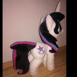 Size: 835x835 | Tagged: safe, artist:rxndxm.artist, oc, oc only, oc:shooting star, pony, unicorn, female, irl, mare, photo, plushie, solo