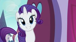 Size: 1920x1080 | Tagged: safe, screencap, rarity, pony, unicorn, canterlot boutique, g4, my little pony: friendship is magic, cute, female, mare, raribetes, solo