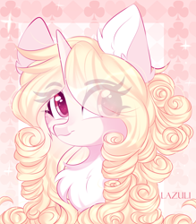 Size: 1948x2224 | Tagged: safe, artist:mint-light, oc, oc only, pony, unicorn, chest fluff, commission, eye clipping through hair, eyelashes, horn, signature, solo, unicorn oc, ych result