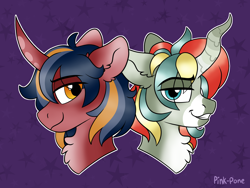 Size: 2000x1500 | Tagged: safe, artist:pink-pone, oc, oc only, pony, unicorn, bust, male, portrait, stallion