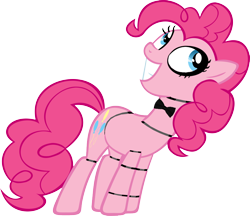 Size: 900x776 | Tagged: safe, artist:fskindness, pinkie pie, pony, robot, robot pony, g4, bowtie, five nights at freddy's, simple background, solo, transparent background