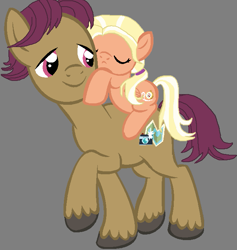 Size: 645x680 | Tagged: dead source, safe, artist:exterminator2003, mane allgood, snap shutter, pony, g4, colt snap shutter, female, filly mane allgood, male, ponies riding ponies, riding, ship:maneshutter, shipping, straight, young love, younger