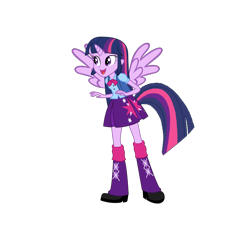 Size: 1280x1280 | Tagged: safe, edit, editor:mario101, twilight sparkle, alicorn, equestria girls, g4, horn, horned humanization, simple background, solo, tail, tailed humanization, transparent background, winged humanization, wings