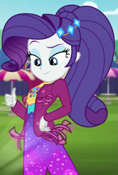 Size: 405x602 | Tagged: safe, screencap, rarity, equestria girls, equestria girls series, g4, inclement leather, cropped, solo