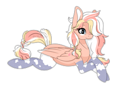 Size: 7000x4919 | Tagged: safe, artist:kireiinaa, oc, oc only, oc:kikuo, pegasus, pony, absurd resolution, female, lying down, mare, prone, simple background, solo, transparent background