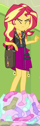 Size: 214x657 | Tagged: safe, screencap, sunset shimmer, equestria girls, g4, my little pony equestria girls: better together, sock it to me, clothes, cropped, geode of empathy, magical geodes, socks, solo