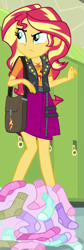 Size: 219x650 | Tagged: safe, screencap, sunset shimmer, equestria girls, equestria girls series, g4, sock it to me, spoiler:eqg series (season 2), clothes, cropped, geode of empathy, magical geodes, socks, solo