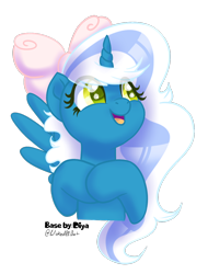 Size: 950x1252 | Tagged: safe, artist:wicked-red-art, oc, oc only, oc:fleurbelle, alicorn, pony, adorabelle, alicorn oc, bow, cute, female, hair bow, horn, mare, ocbetes, simple background, solo, transparent background, wingding eyes, wings, yellow eyes
